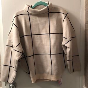 Brand new geometric sweater